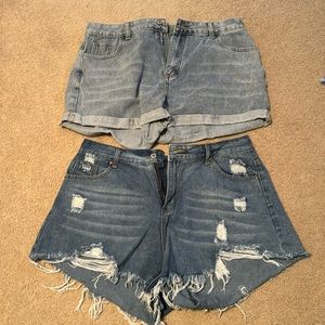 SHEIN 1x 2 pairs of shorts BUNDLE